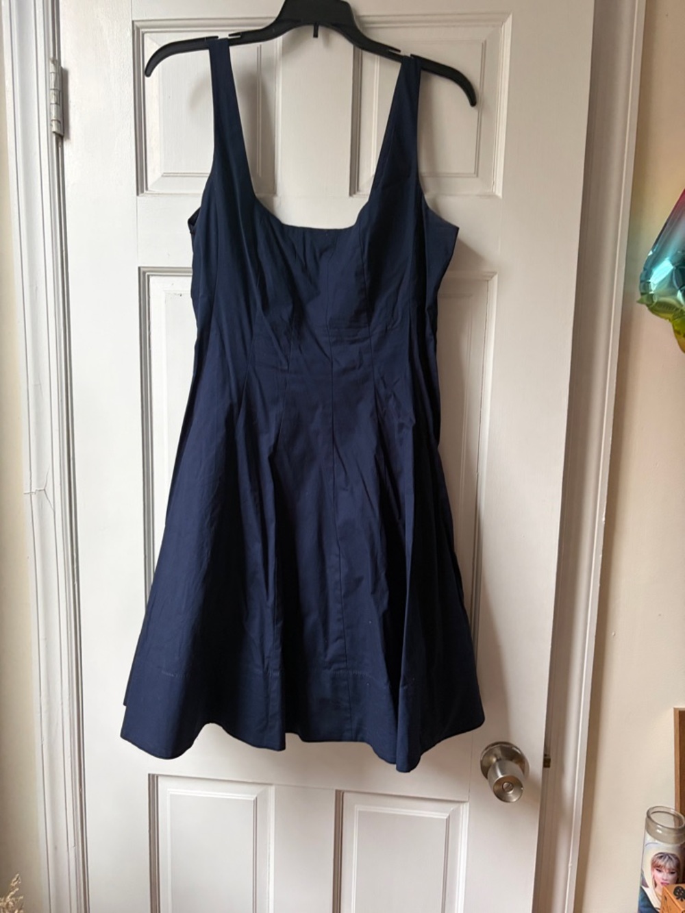 Staud mini wells dress navy